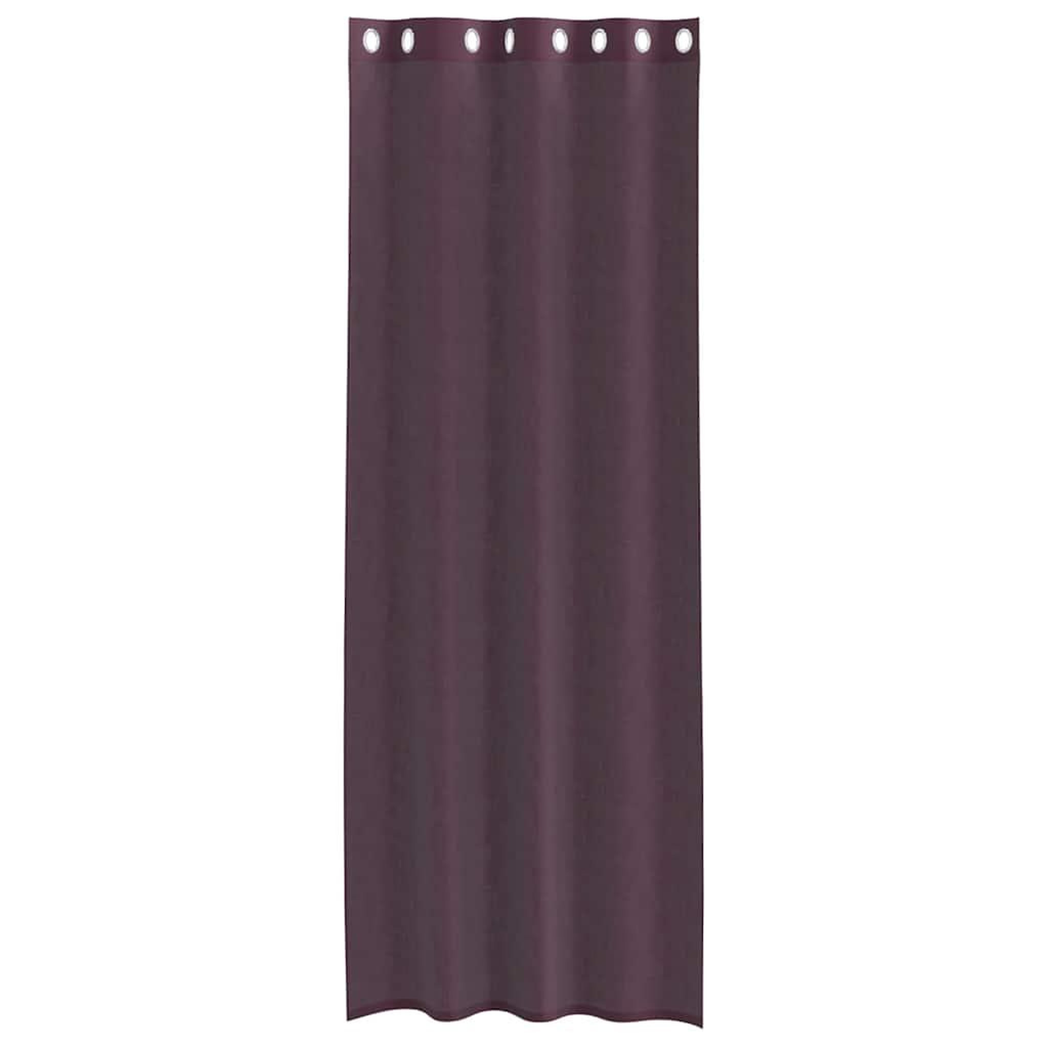 Voir la diapositive 4 : VIDAXL Rideaux en voile avec œillets 2 pcs violet 140x300 cm