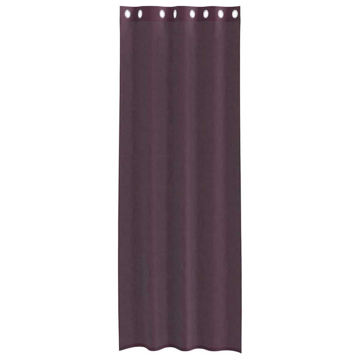 VIDAXL Rideaux en voile avec œillets 2 pcs violet 140x300 cm