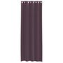 Voir la diapositive 4 : VIDAXL Rideaux en voile avec œillets 2 pcs violet 140x300 cm