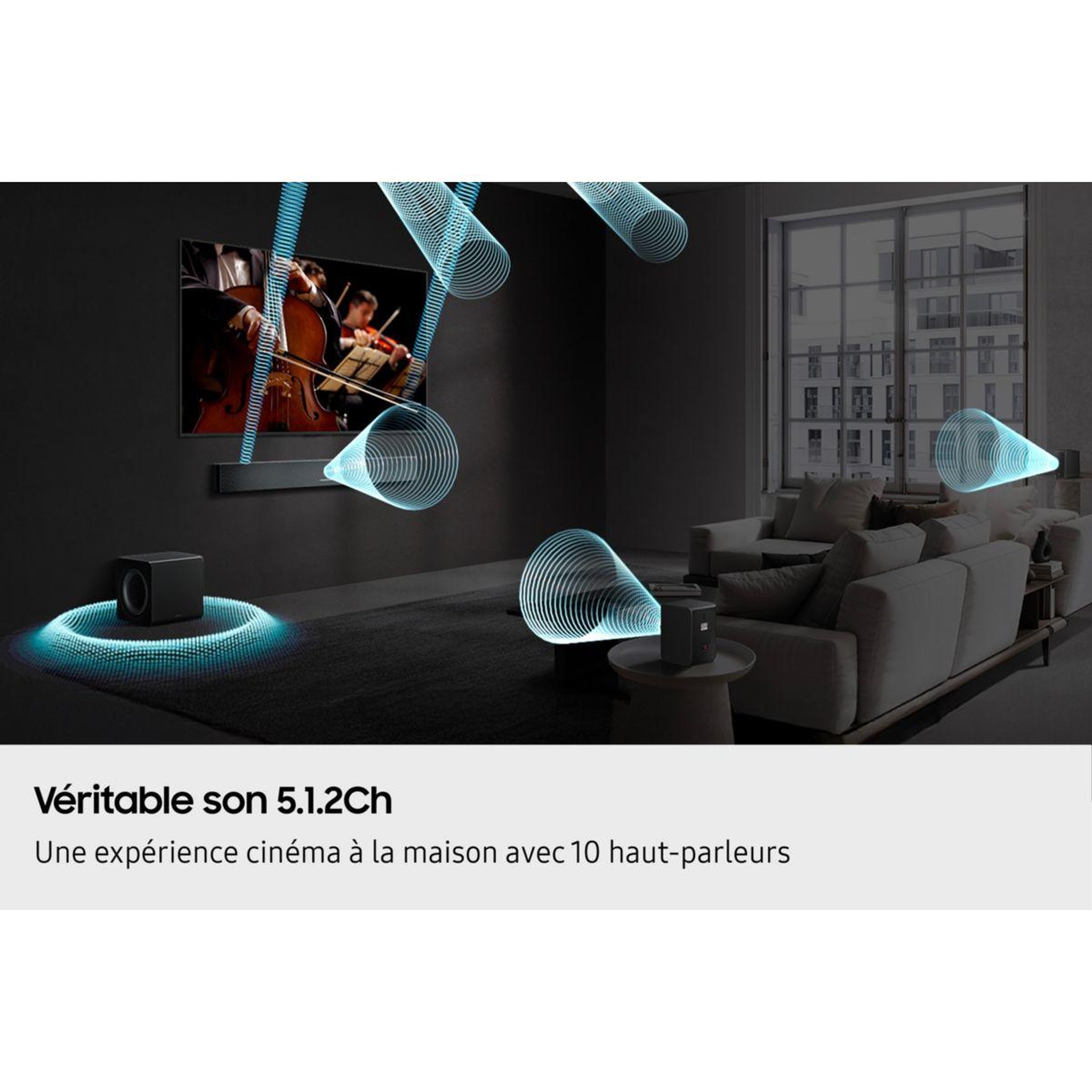 Voir la diapositive 4 : Samsung Barre de son hw-qs760f