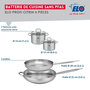 Voir la diapositive 2 : ELO Ensemble de 2 Poêles de cuisson 28 et 32 cm et 2 faitouts 12 et 14 cm Elo Profi Citrin