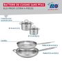 Voir la diapositive 2 : ELO Ensemble de 2 Poêles de cuisson 28 et 32 cm et 2 faitouts 12 et 14 cm Elo Profi Citrin