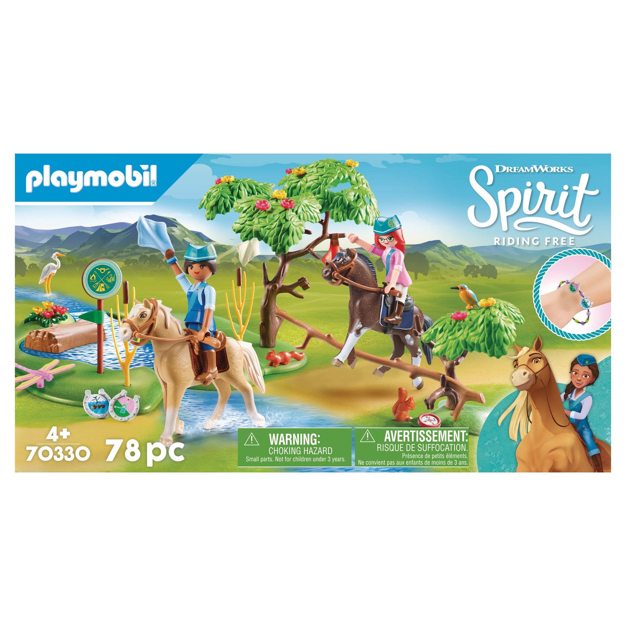 Voir la diapositive 2 : PLAYMOBIL 70330 - Spirit -  Mare avec végétation