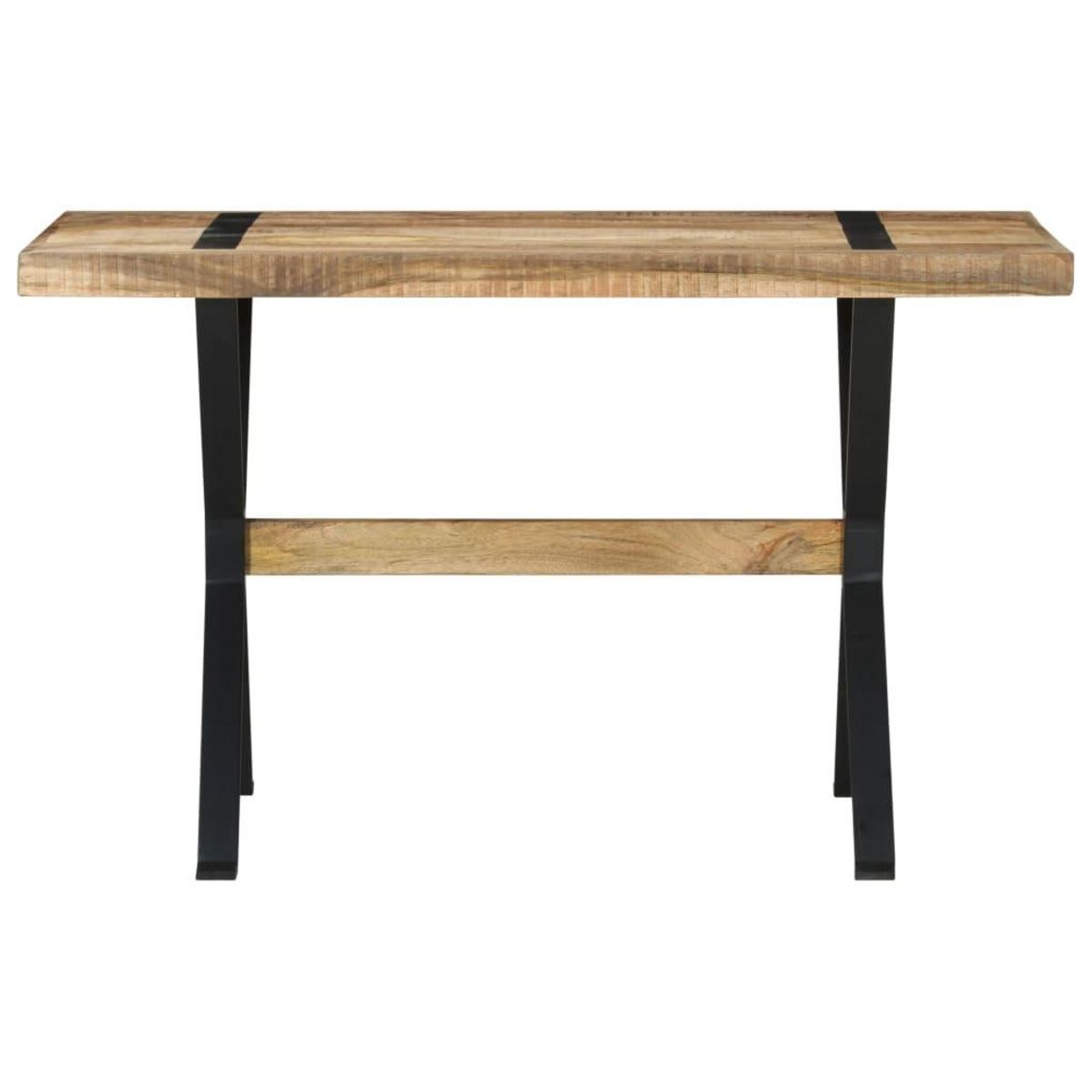 VIDAXL Table a manger 120x60x76 cm bois de manguier brut