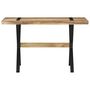 Voir la diapositive 2 : VIDAXL Table a manger 120x60x76 cm bois de manguier brut