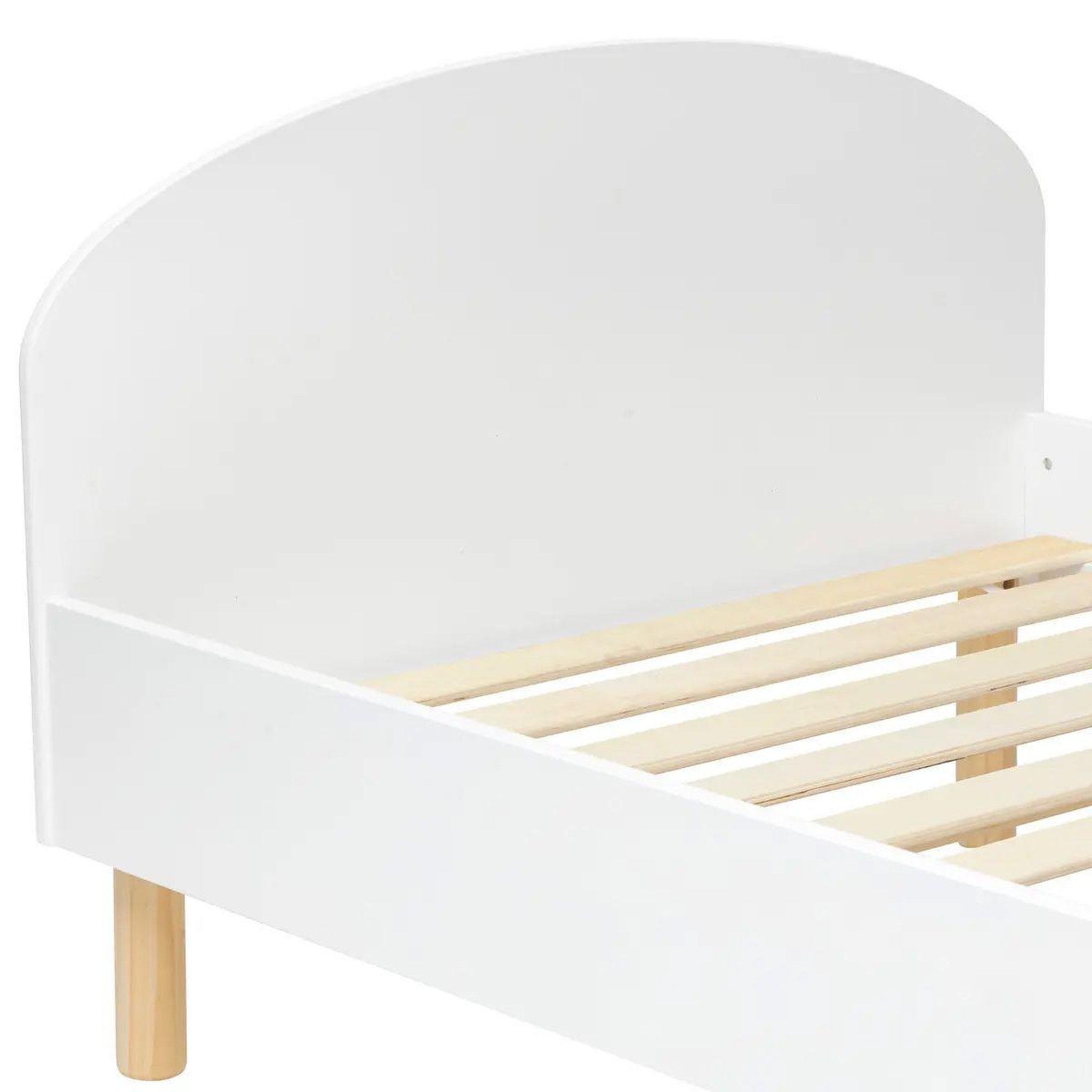 Voir la diapositive 2 : Atmosphera Kids Lit enfant  sweetie  90x190cm blanc