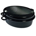 Kochstar Daubière en acier émaillé 34cm noir - k32711034