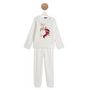 Voir la diapositive 1 : IN EXTENSO Ensemble pyjama peluche licorne + range pyjama fille