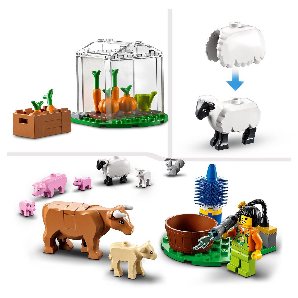 LEGO City 60346 La grange et les animaux de la ferme 