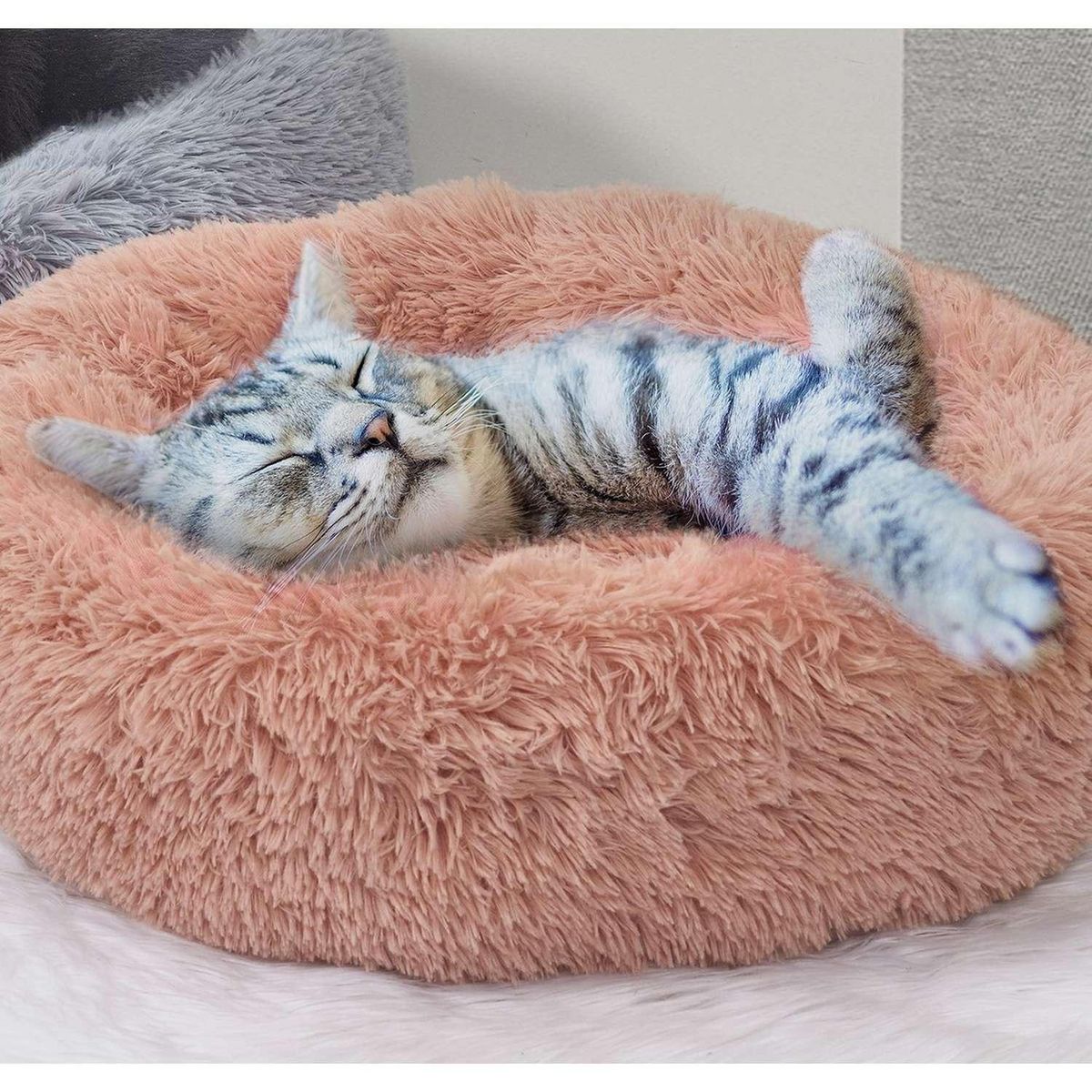 The concept Factory Coussin tout doux Nala pour chat et chien - Rose