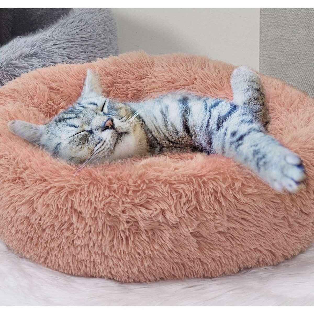 The concept Factory Coussin tout doux Nala pour chat et chien - Rose