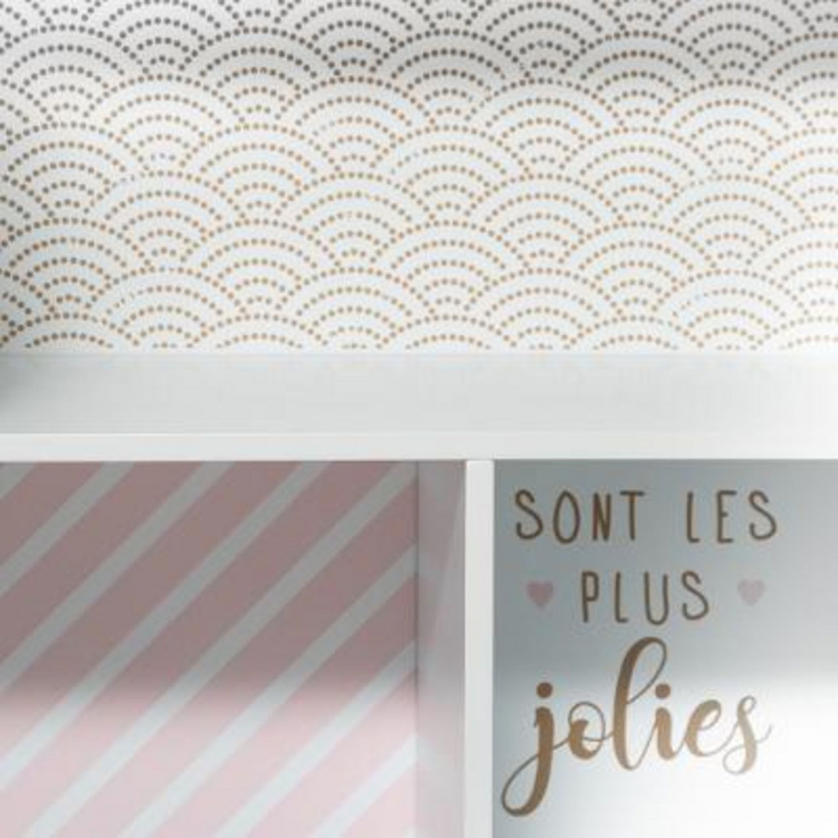 ATMOSPHERA Bibliothèque maison enfant 7 cases ATELYA