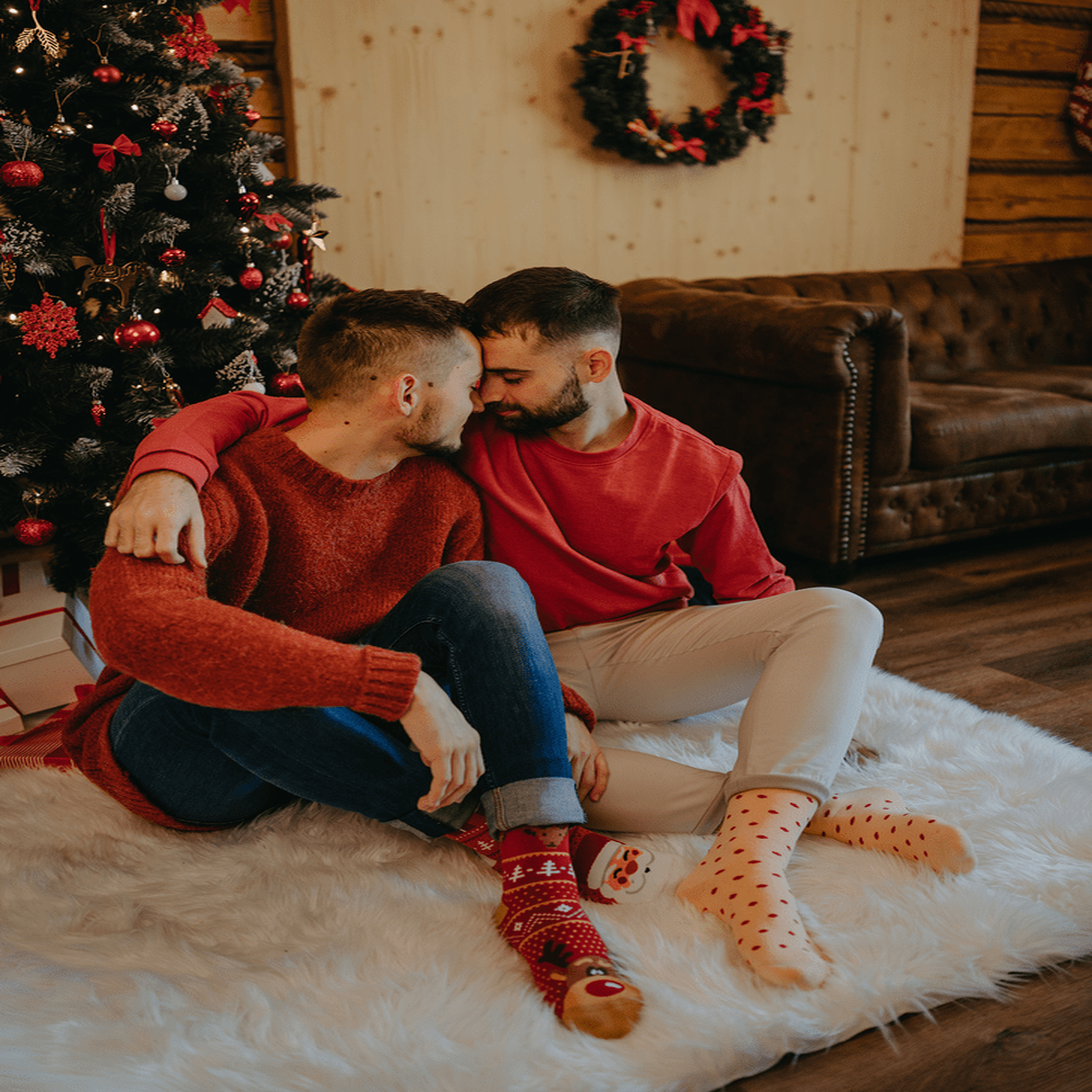 Voir la diapositive 4 : DEDOLES Chaussettes chaudes les rennes du père-noël