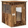Voir la diapositive 2 : VIDAXL Meuble de cage chien vieux bois 45x62x59 cm bois d'ingenierie