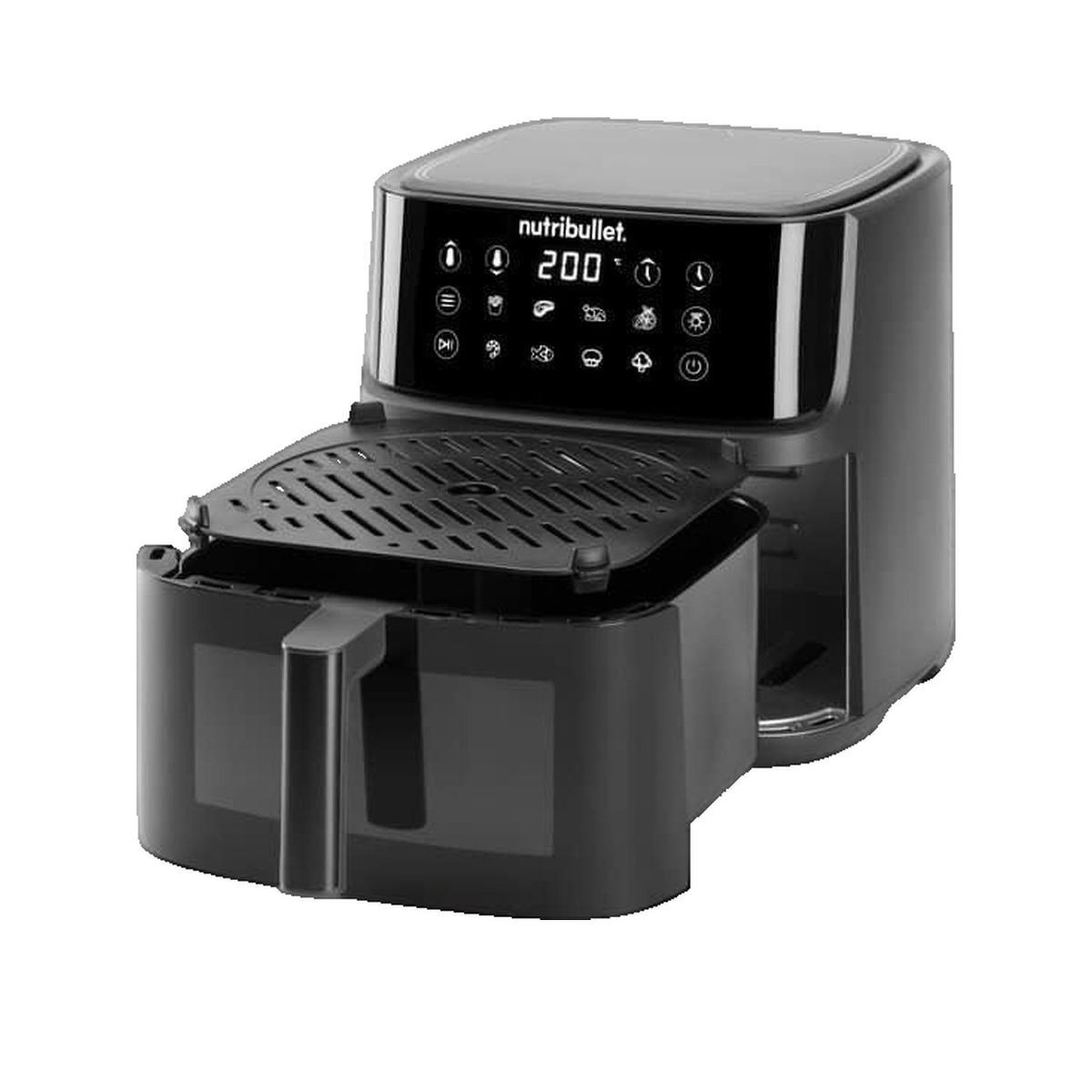 Voir la diapositive 2 : nutribullet Friteuse NutriBullet CrispLite Vision 8 litres noire