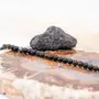 SLOYA Bracelet Serena en pierres Obsidienne