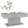Voir la diapositive 3 : VIDAXL Table basse gris beton 96x50x45 cm bois d'ingenierie