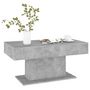 Voir la diapositive 3 : VIDAXL Table basse gris beton 96x50x45 cm bois d'ingenierie
