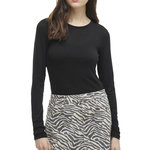 Vila T-Shirt Noir Femme Vila Nellie. Coloris disponibles : Noir