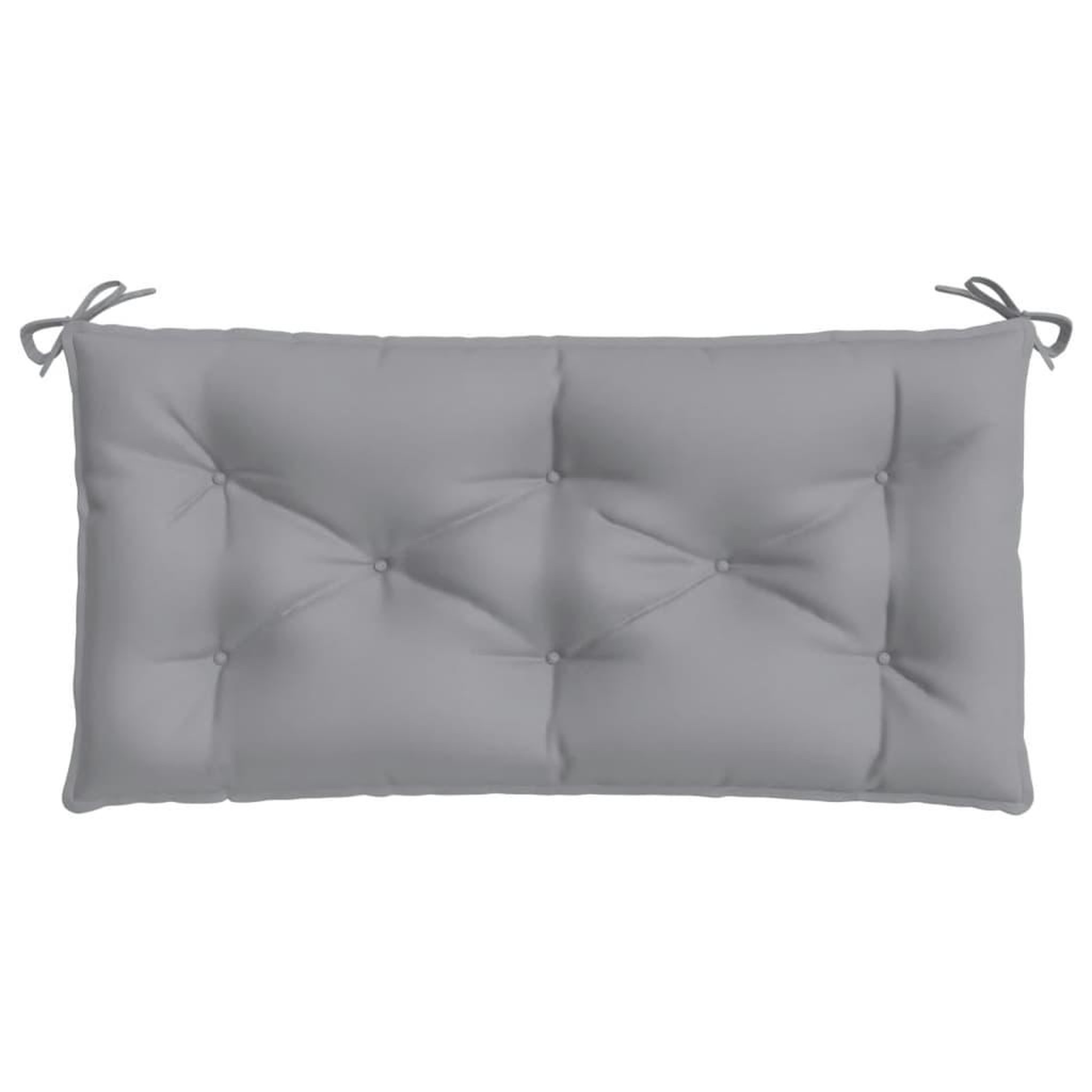 Voir la diapositive 5 : VIDAXL Coussins de banc jardin lot de 2 gris 100x50x7 cm tissu Oxford