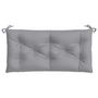 Voir la diapositive 5 : VIDAXL Coussins de banc jardin lot de 2 gris 100x50x7 cm tissu Oxford