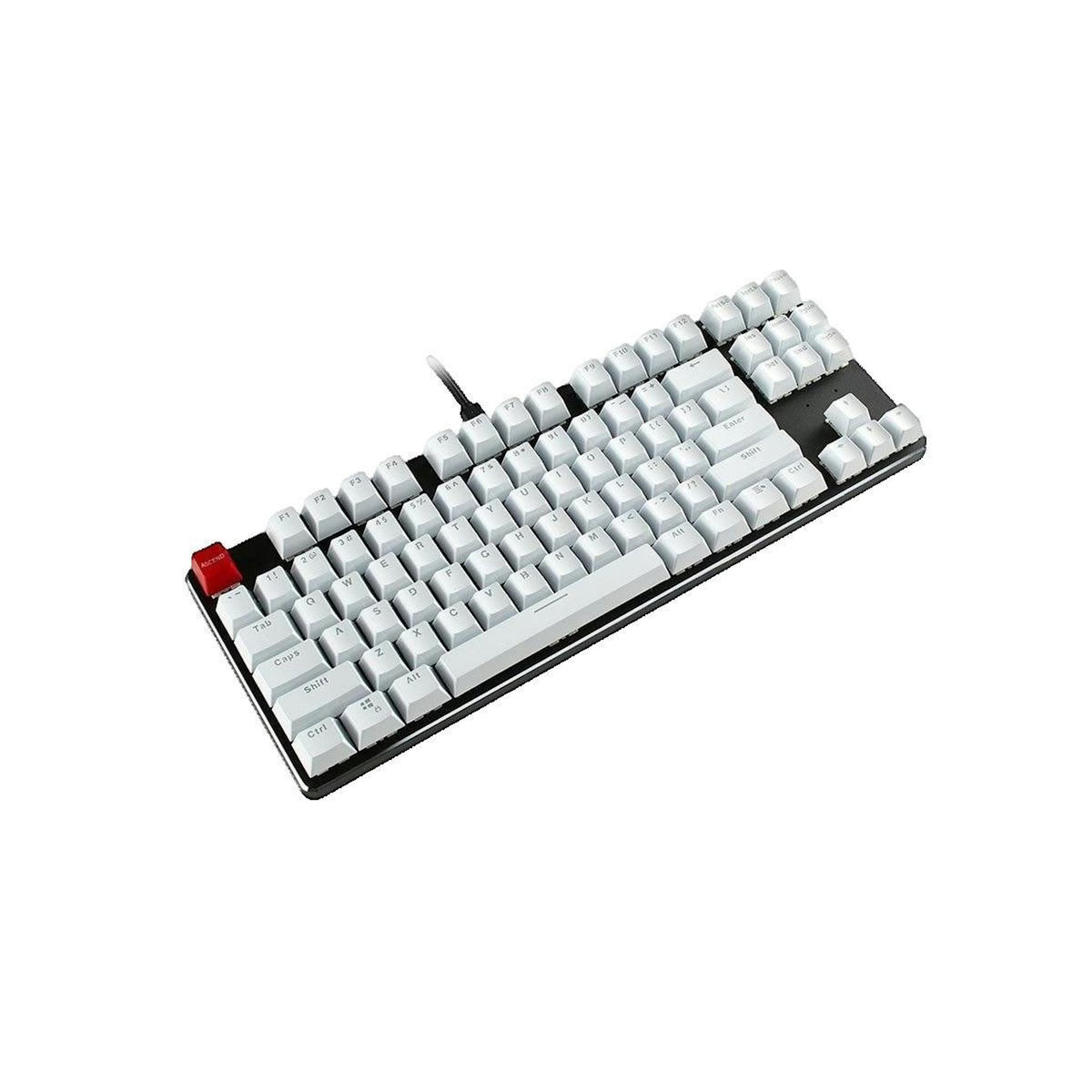 GLORIOUS PC GAMING RACE Capuchons de Clavier Gaming Glorious ABS Blanc avec Légendes Transparentes