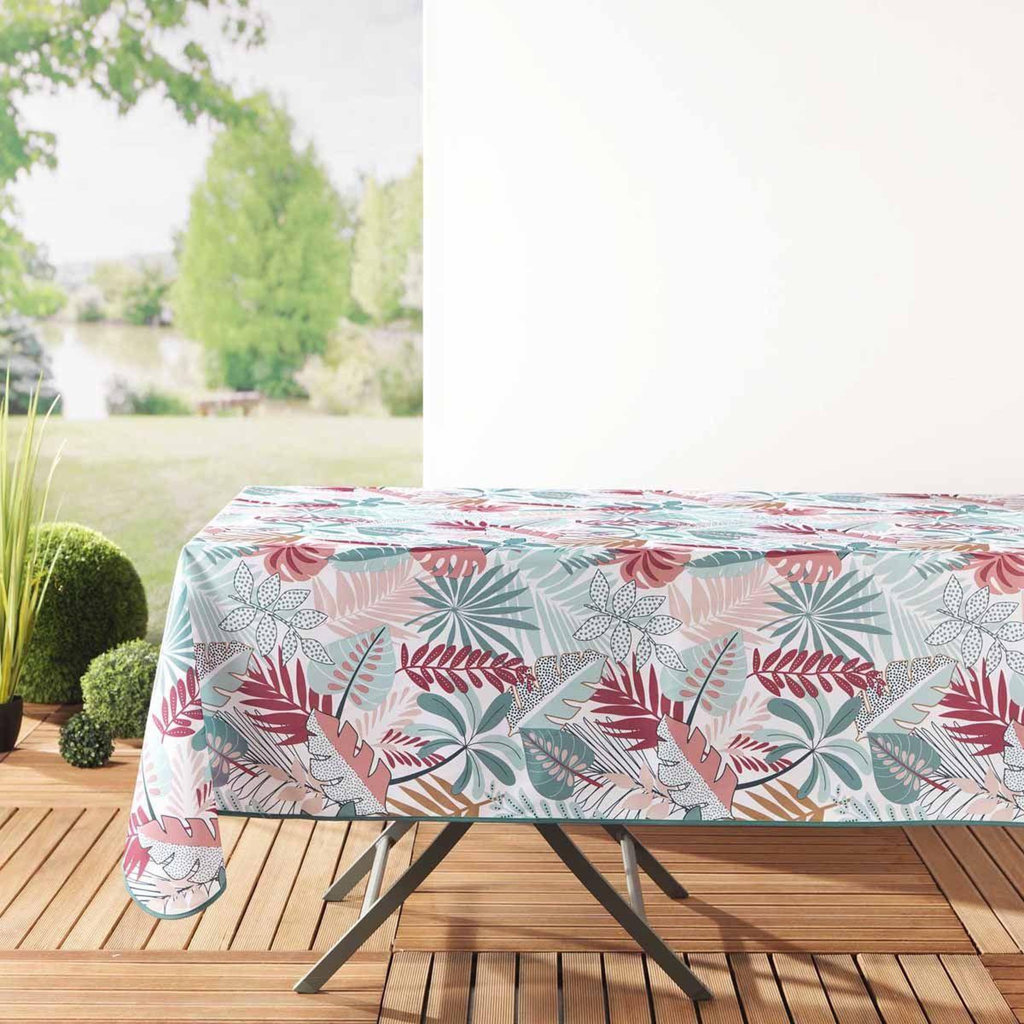 Douceur d'Intérieur Nappe antitache  jacala  150x240cm multicolore