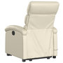 Voir la diapositive 4 : VIDAXL Fauteuil inclinable de massage electrique creme similicuir