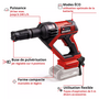 Voir la diapositive 4 : Einhell Pistolet-nettoyeur sans fil HYPRESSO 18/24-1 - 18V - 24 bar - débit 240L/h - buse 4 positions - mode Éco
