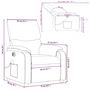 Voir la diapositive 6 : VIDAXL Fauteuil de massage inclinable electrique marron similicuir
