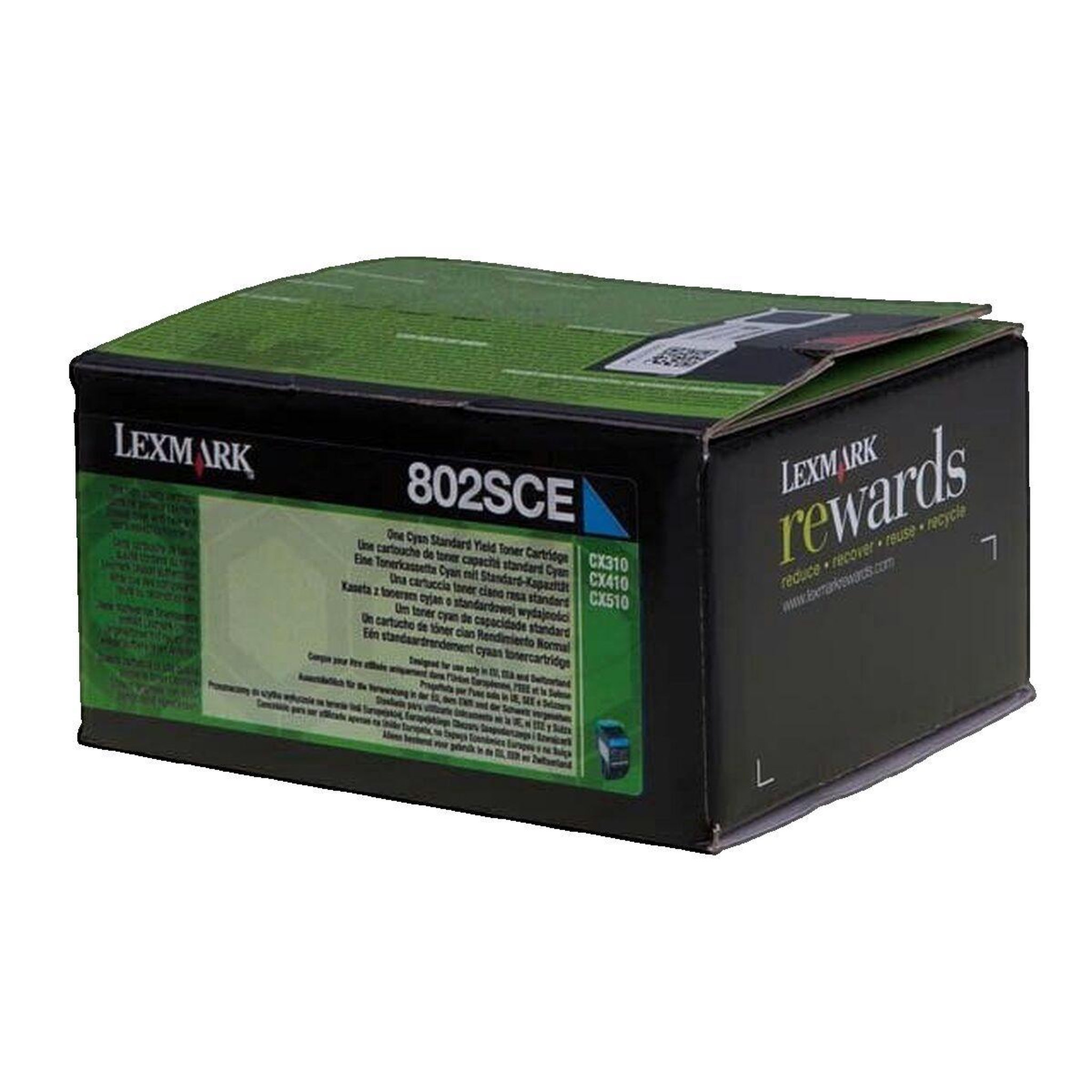 Voir la diapositive 2 : Lexmark Cartouche de toner Lexmark 80C2SCE Cyan