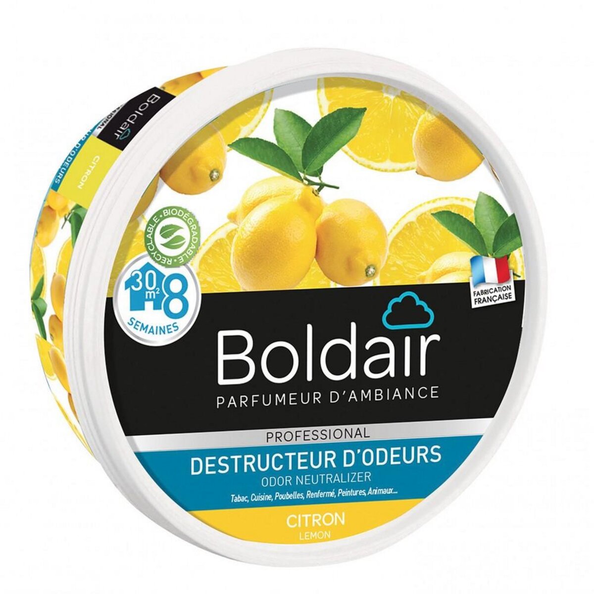 CENTRALE BRICO Destructeur d'odeur gel Boldair citron 300 G