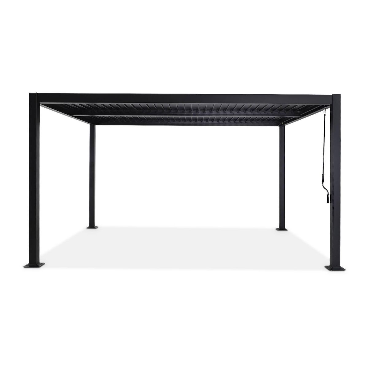 SWEEEK Pergola bioclimatique aluminium et acier lames orientables 4x3m Palace