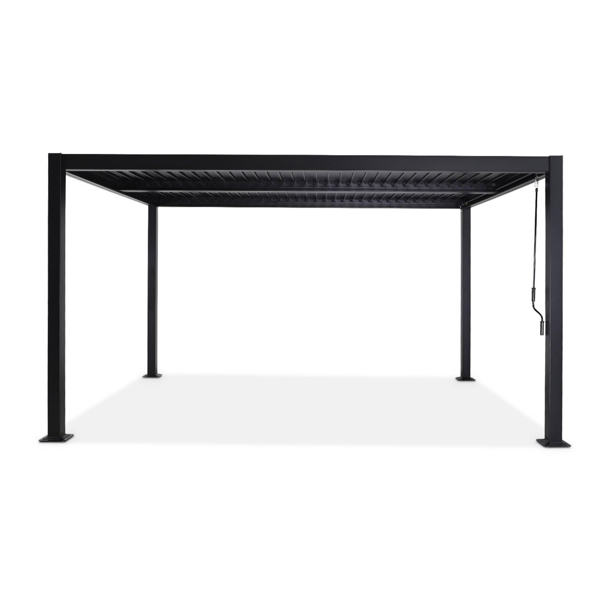 SWEEEK Pergola bioclimatique aluminium et acier lames orientables 4x3m Palace