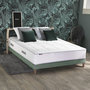 Voir la diapositive 2 : IDLITERIE Ensemble BELLAGIO 2, matelas mémoire de forme, sommier et couette