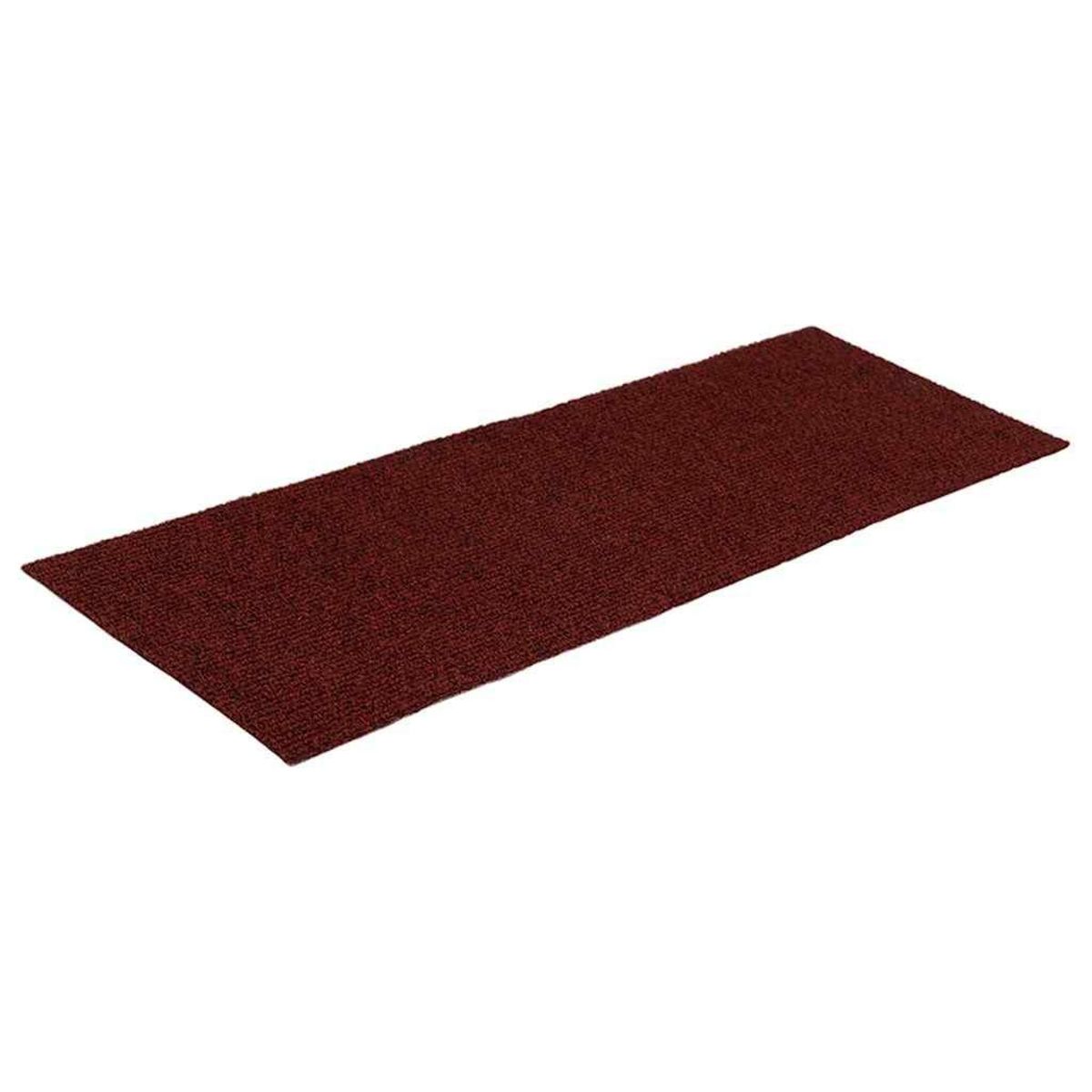 VIDAXL Tapis d'escalier auto-adhesifs 30 pcs rouge 60x25 cm