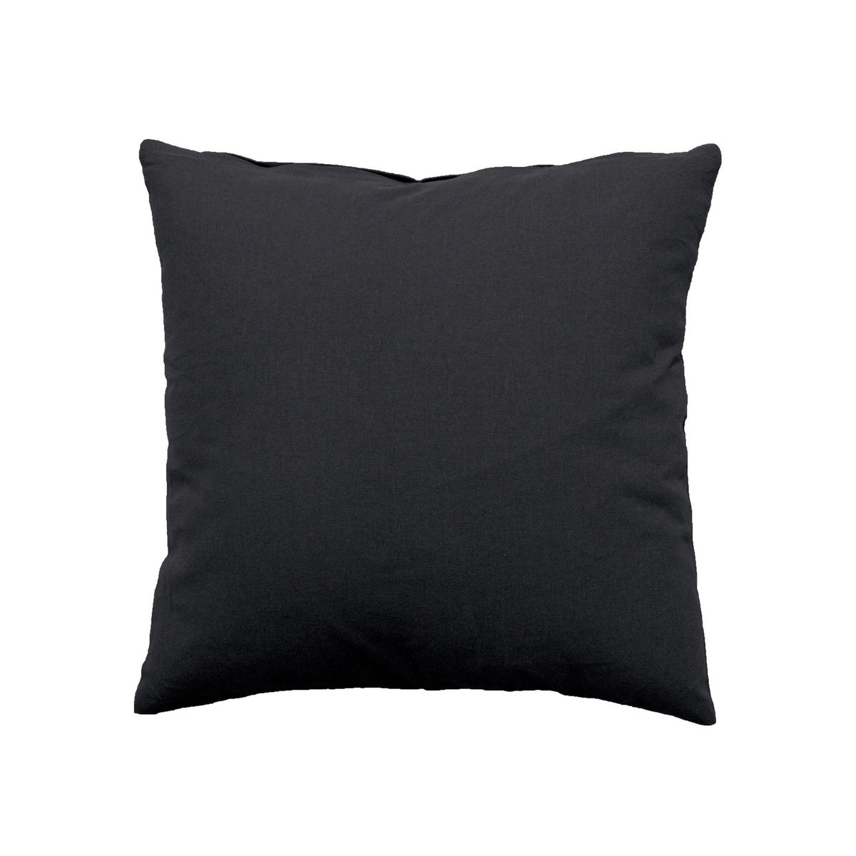 TOILINUX Coussin uni effet Bachette déhoussable - 40 x 40 cm