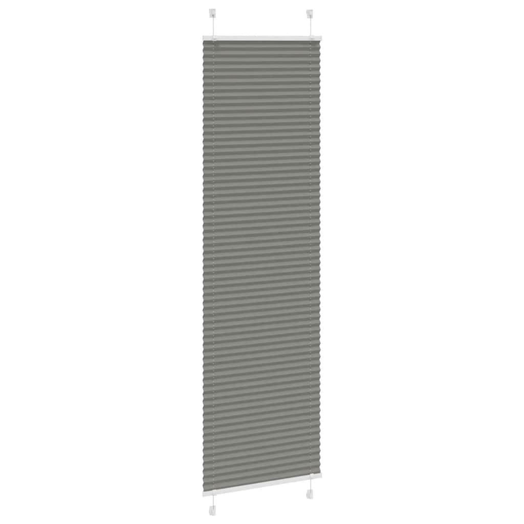 Voir la diapositive 3 : VIDAXL Store plisse anthracite 60x200 cm largeur du tissu 59,4 cm