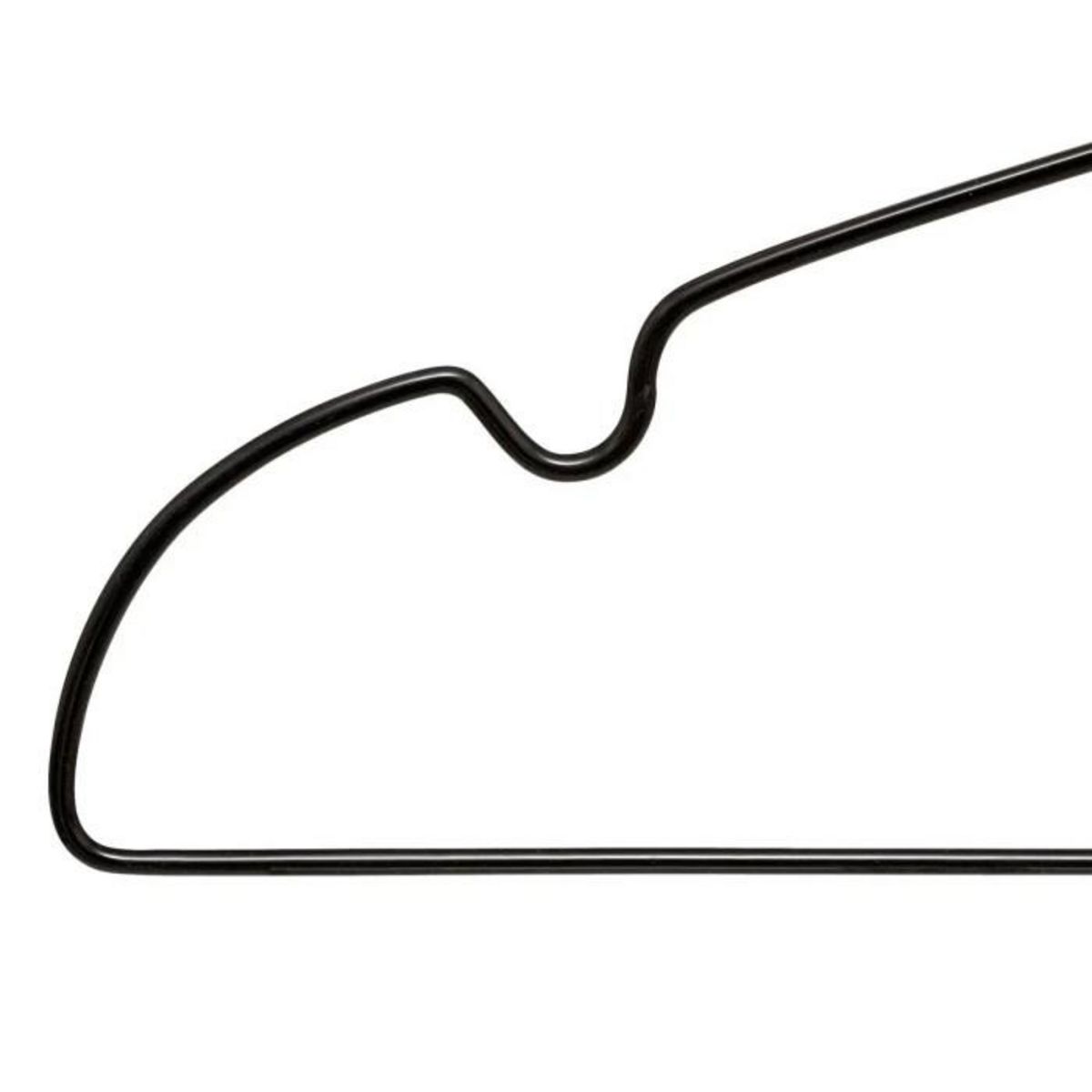 FIVE Lot de 20 Cintres Antidérapants  Hang'up  40cm Noir