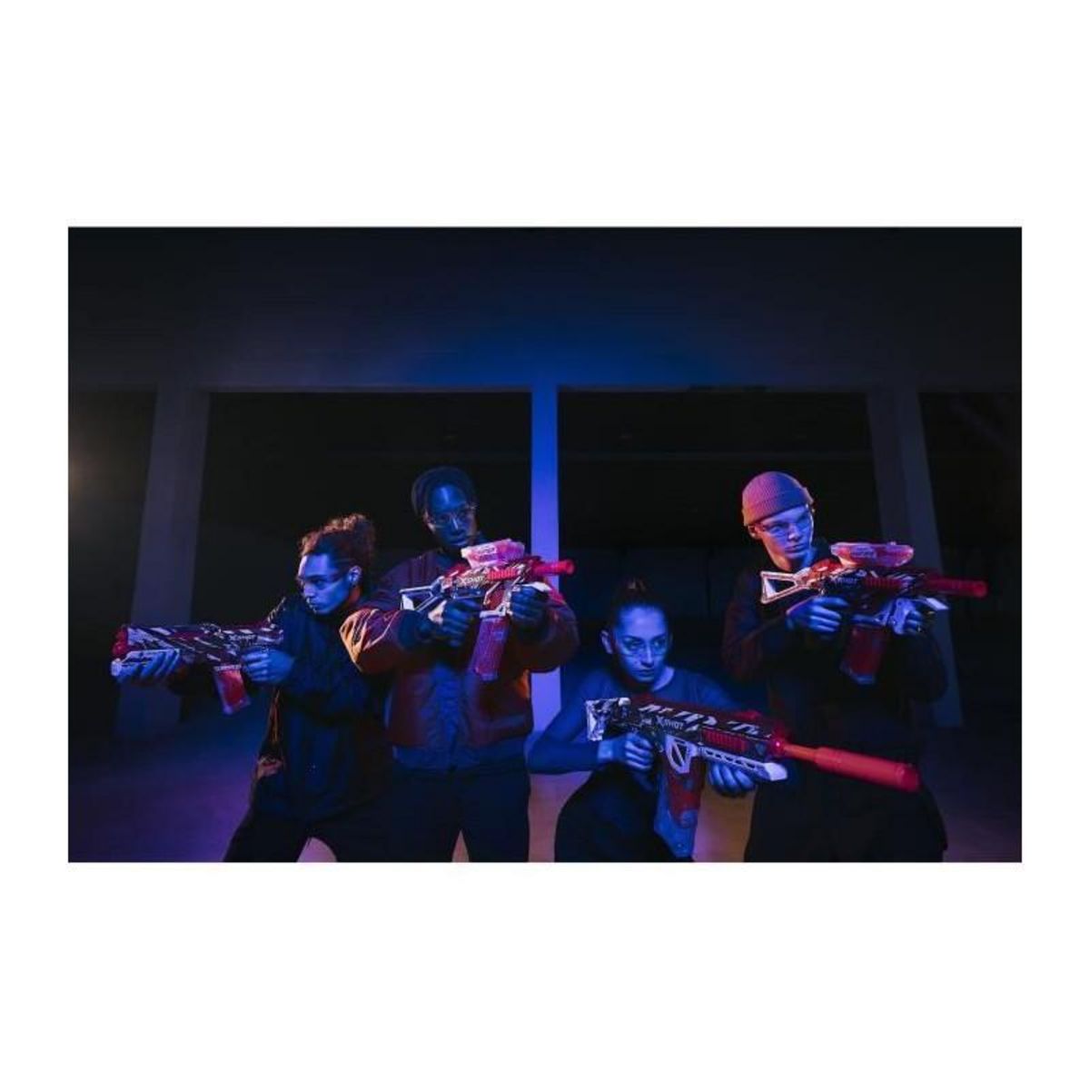 ZURU Blaster Hyper Gel - ZURU - X-SHOT Medium Trace Fire - Automatique et semi-automatique - 2500 pastilles - Portée 51 m/sec