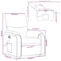 Voir la diapositive 6 : VIDAXL Fauteuil inclinable de massage electrique Marron fonce Tissu