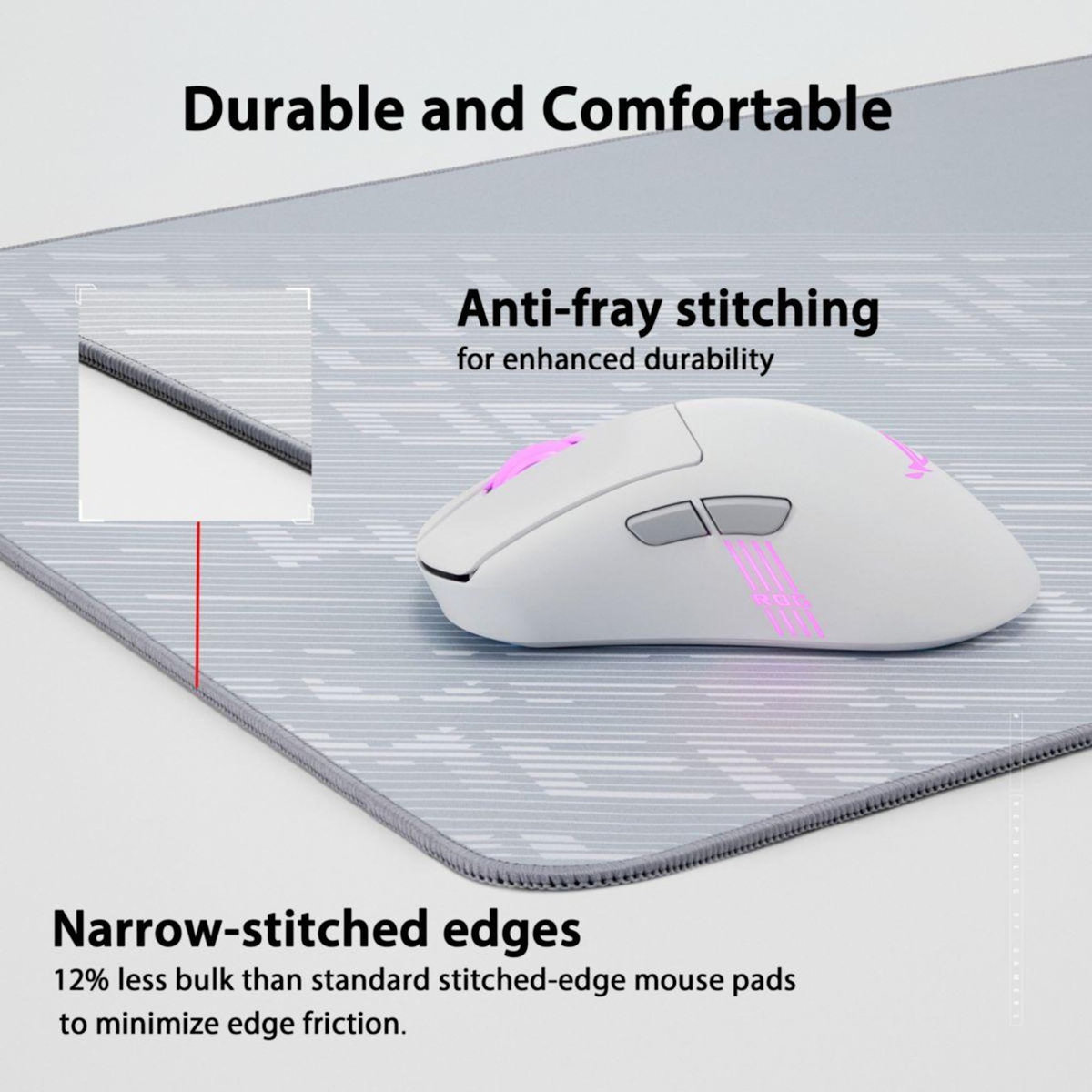 ASUS Tapis de souris ROG Scabbard II Artic Gray XXL
