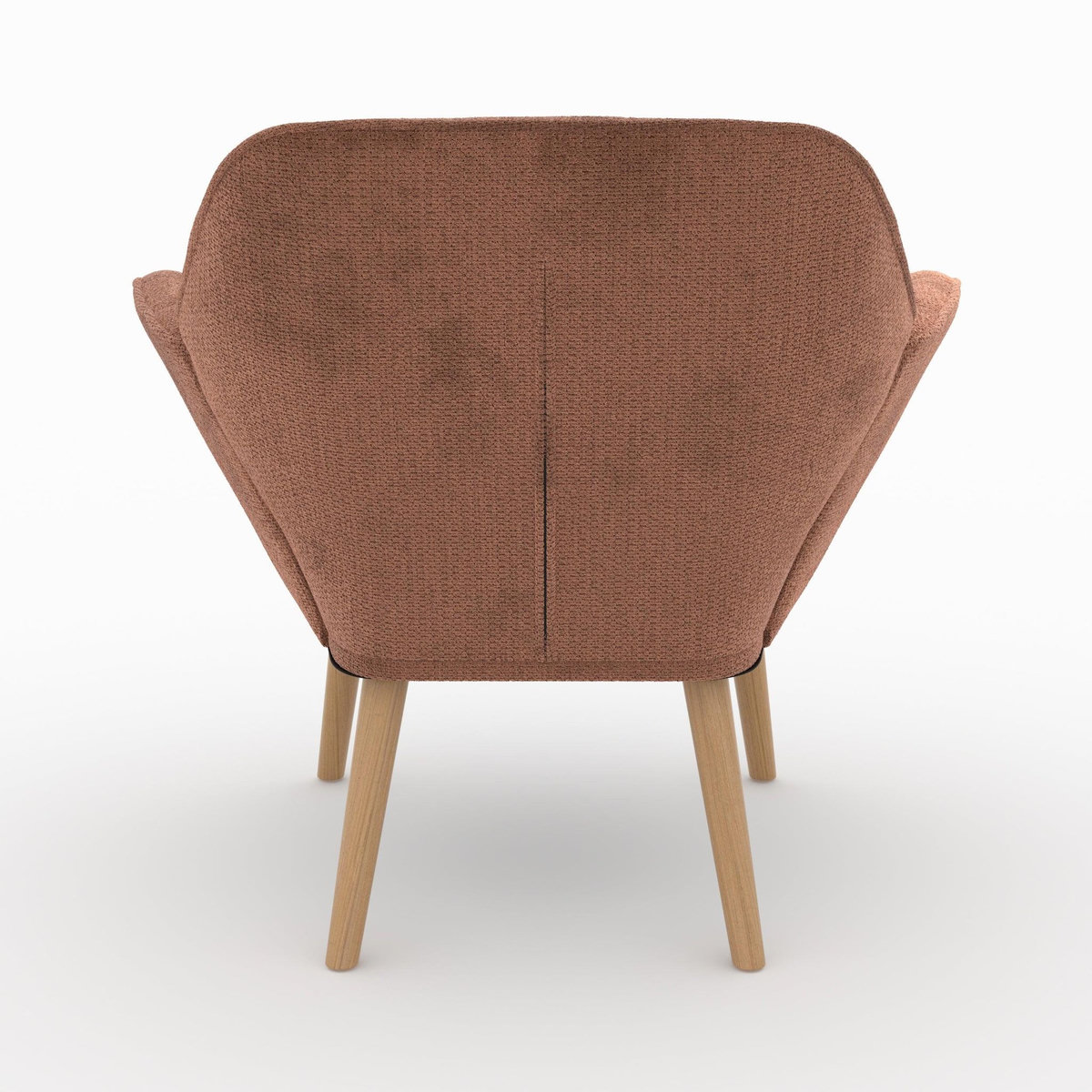 Rendez vous déco Fauteuil en tissu gris clair - Simba