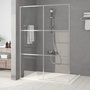Voir la diapositive 1 : VIDAXL Paroi de douche Argente 140x195 cm Verre ESG transparent