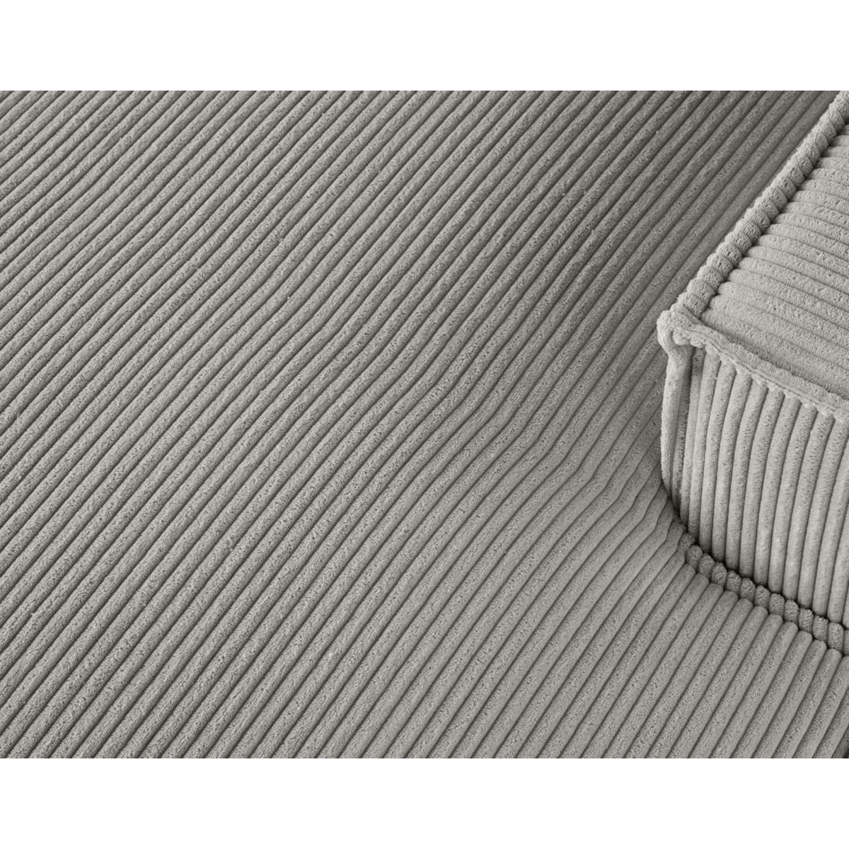 LISA DESIGN Spiaggia - canapé d'angle droit - 4 places - en velours côtelé