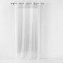 Paris Prix Rideau Voilage  Phosphorescent Fluo  140x240cm Blanc