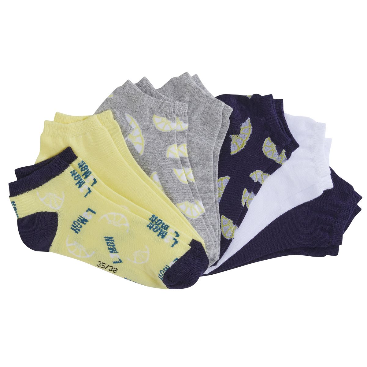 IN EXTENSO Lot de 7 paires de chaussettes garçon