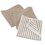 Paris Prix Lot de 3 Torchons Microfibre  Cuistot  40x40cm Lin