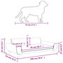 Voir la diapositive 6 : VIDAXL Lit pour chien rose 100x54x33 cm velours