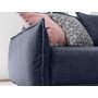 Voir la diapositive 5 : BEST MOBILIER Lena - canapé d'angle convertible - avec coffre - style scandinave - 5 places - gauche